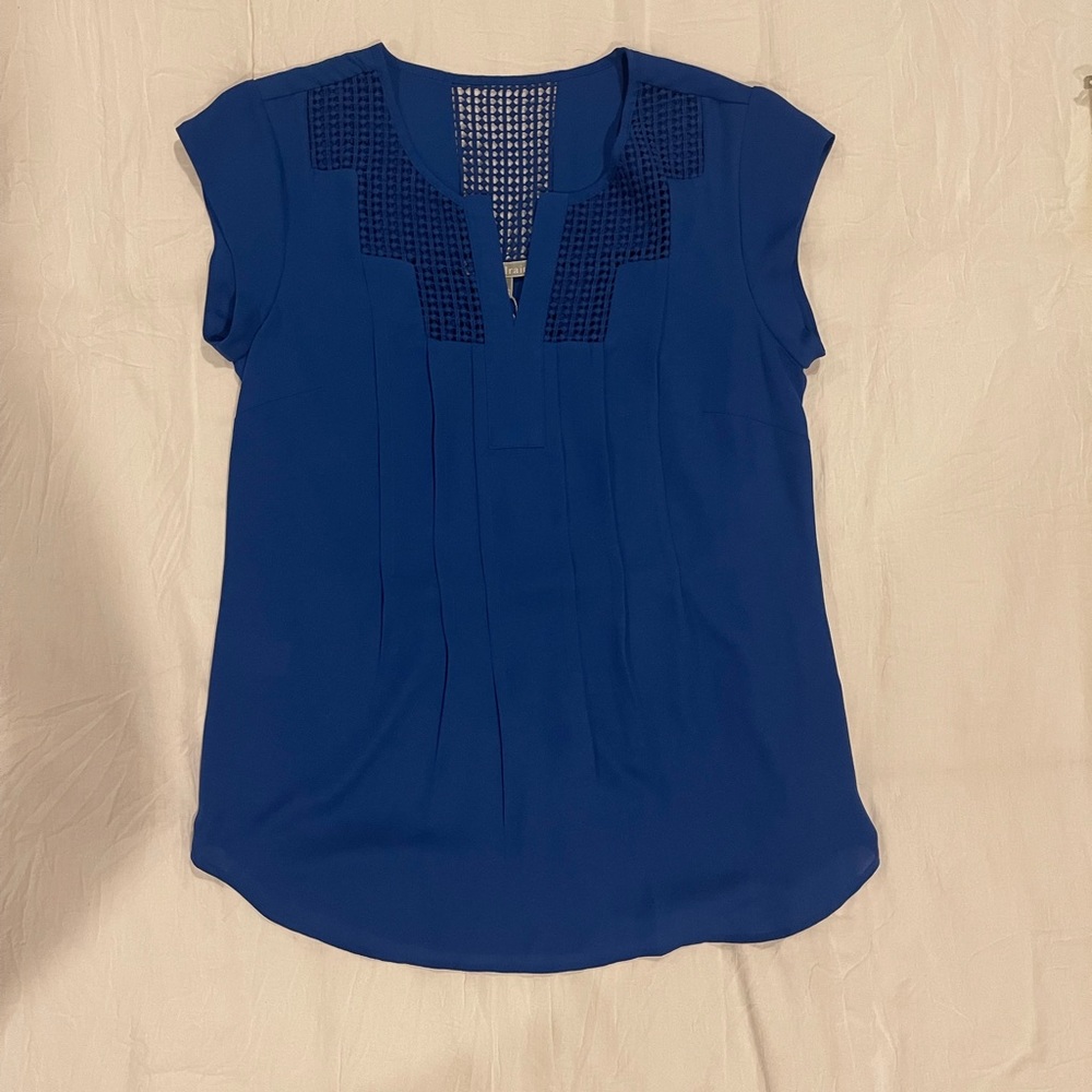 Daniel Rainn Cobalt Blue Blouse ~ Size XS